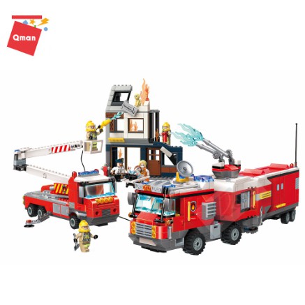 QMAN2810 - BỘ LẮP RÁP LEGO TRỤ SỞ CỨU HỎA
