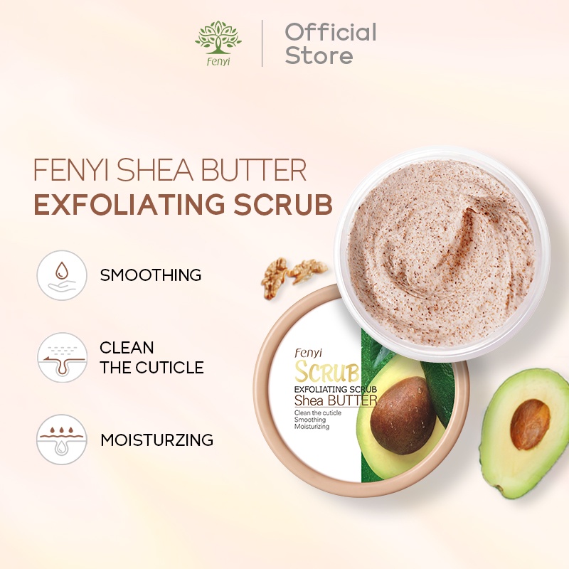 Fenyi Shea Butter Body Scrub Deep Cleansing 100g