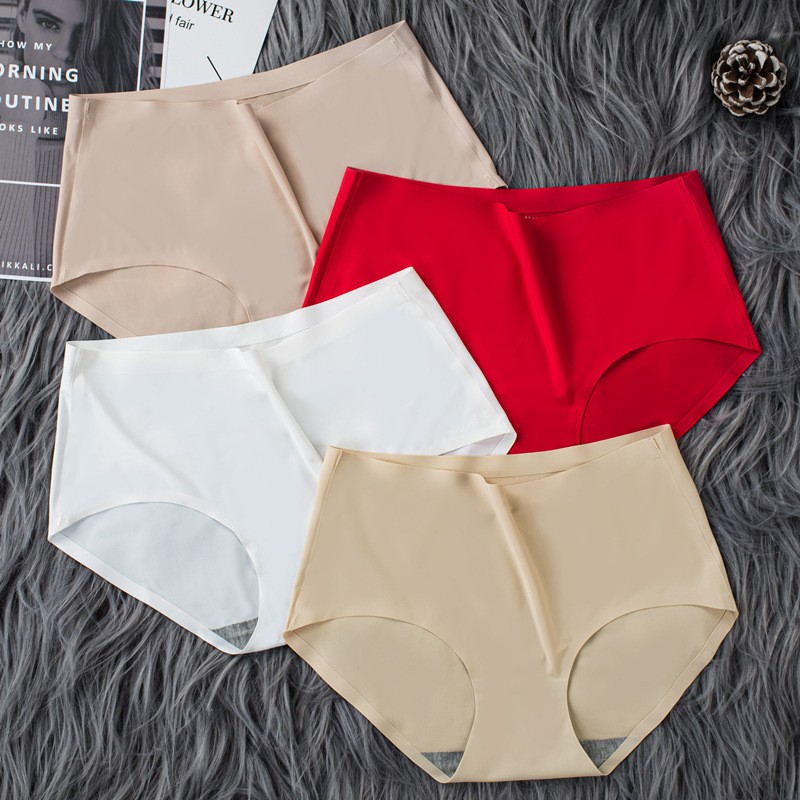 Quần lót nữ thun lạnh đúc su cao cấp không viền  mặc thoáng khí gợi cảm