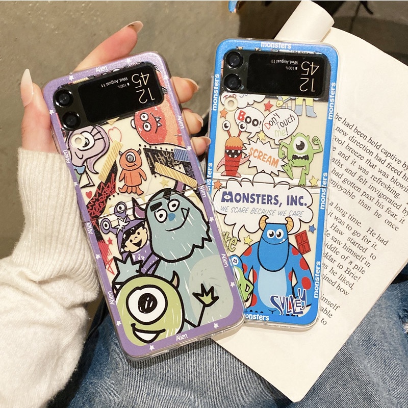 Ốp Điện Thoại Silicon Trong Suốt Chống Sốc Họa Tiết Hoạt Hình My Melody Cho Samsung Galaxy Z Flip Fold 4 3 2 1