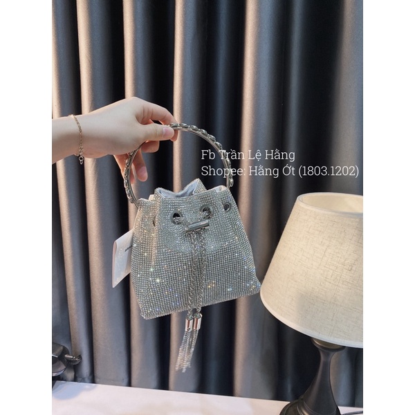Túi Đá Bling dáng Bucket cực sang kèm hộp