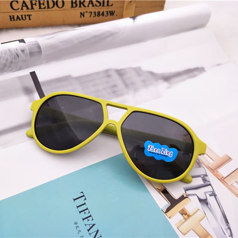 Kính Mát Gọng Màu Sắc Chống Tia UV Thời Trang Mùa Hè Sành Điệu Cho Bé