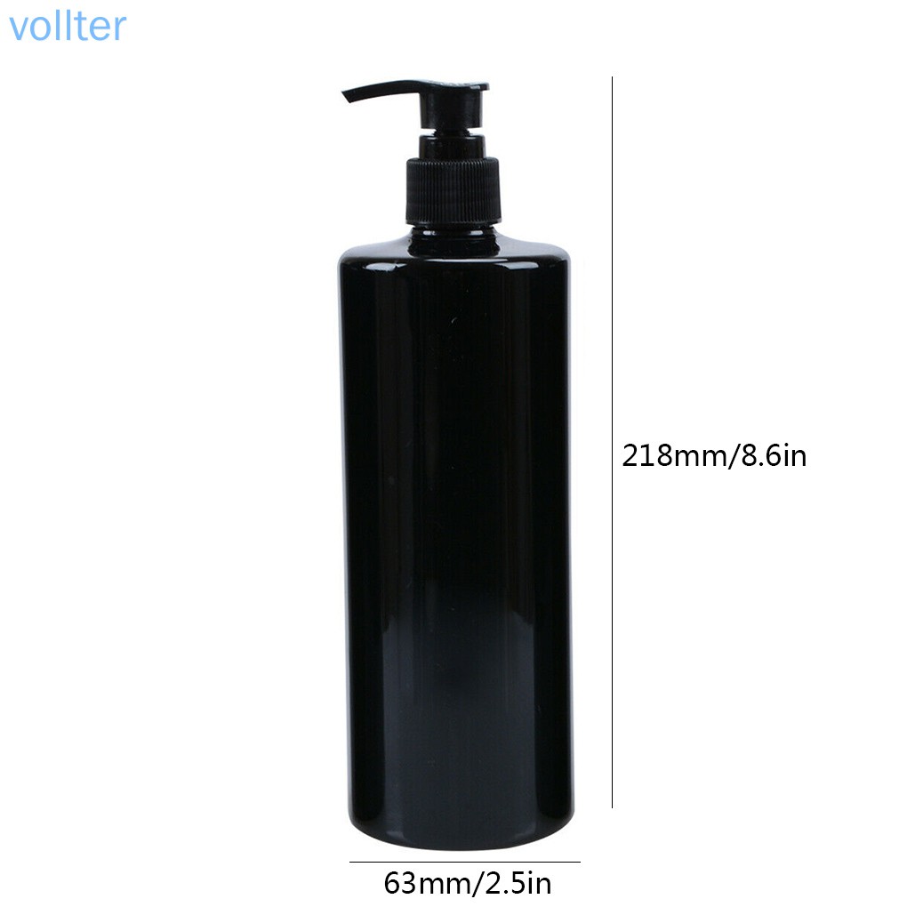 Chai chiết rỗng có đầu bơm 500ml dành cho mỹ phẩm sữa tắm kem dưỡng da
