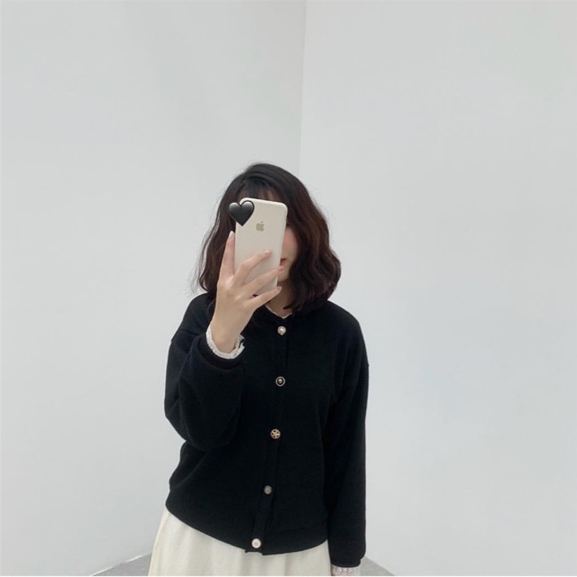 (Có sẵn) Áo len viền ren tiểu thư / Khoác cardigan len Quảng Châu (có ảnh thật) | BigBuy360 - bigbuy360.vn