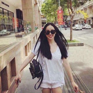 áo phông giấy cổ tim