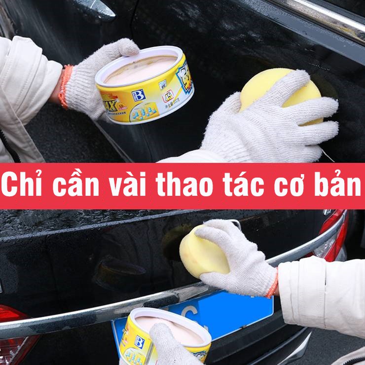 Sáp Đánh Bóng Botny Soft Wax B-1718 Bảo Vệ Bề Mặt Sơn, Chống Tia UV Trọng Lượng 300g