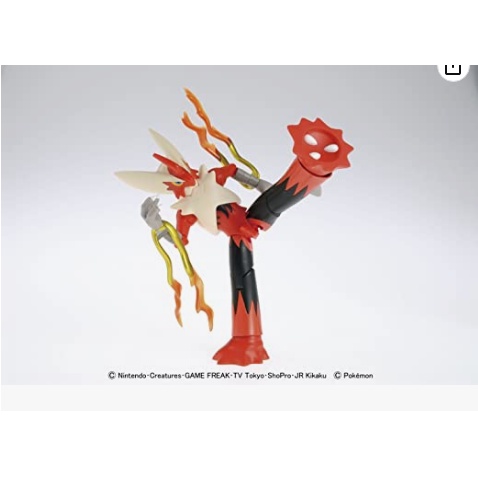 Mô hình lắp ráp Pokemon Plastic Model Collection 37 Mega Blaziken Bandai 4573102581761 Mega Bursyamo