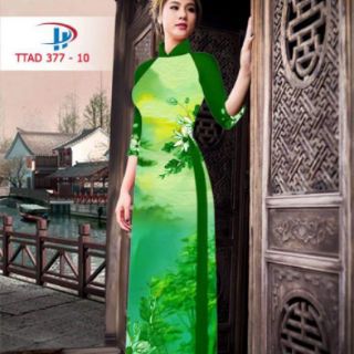 Bộ Vải áo dài in 3D