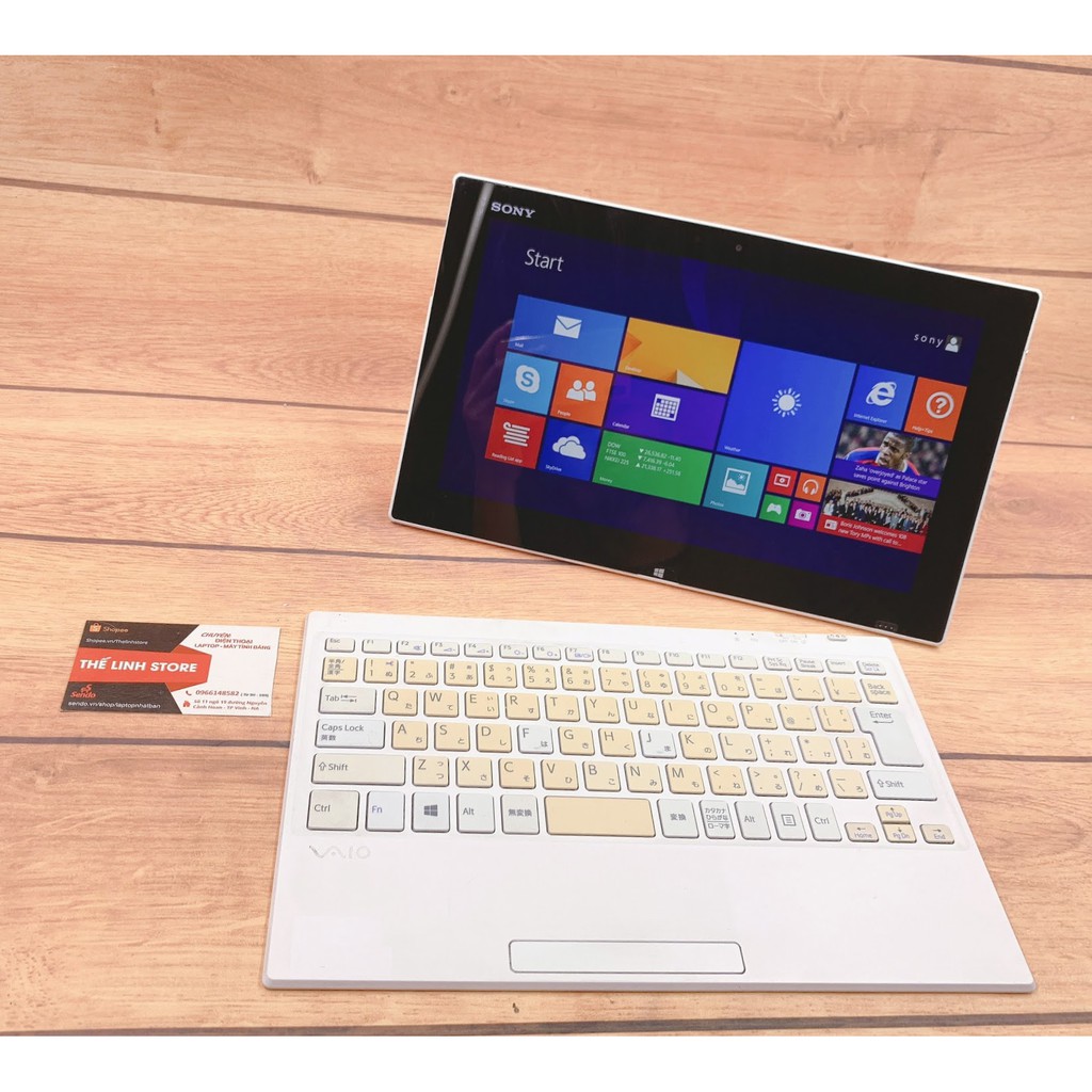 [Mã ELLAPDESK giảm 5% đơn 3TR] Laptop 2 trong 1 Sony Vaio TAP 11 - i5 4210 Ram 4G SSD 128G