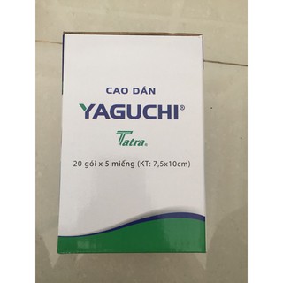 Cao dán thảo dược YAGUCHI gói 5 miếng.