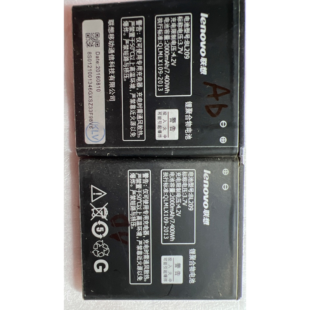 Pin Lenovo BL209 Dùng Cho Lenovo A706 / A760 / A516 / A630e / A820e / A788t