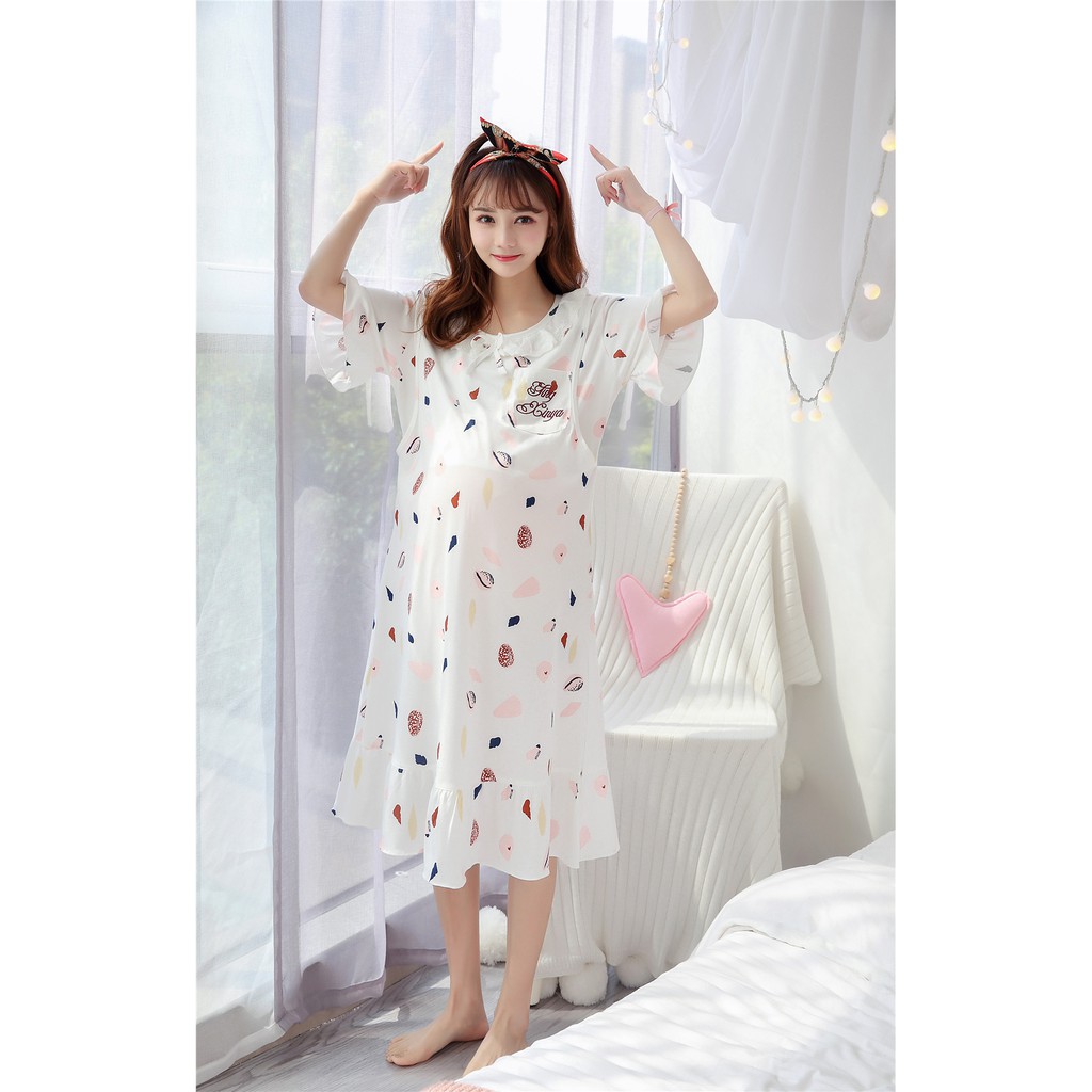 Váy Bầu Sau Sinh Cho Con Bú V3