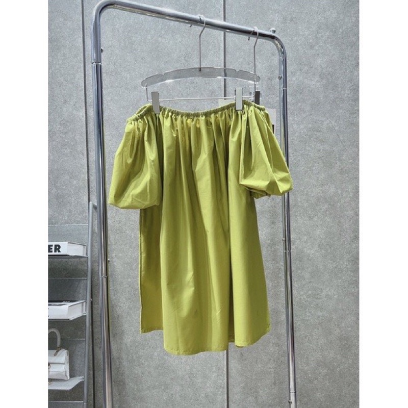 Áo Trễ Vai Tay Phồng Ngắn Tay Dáng Rộng Babydoll Xinh Chất Đẹp Mịn Kiểu Dáng Ulzzang Hàn Quốc