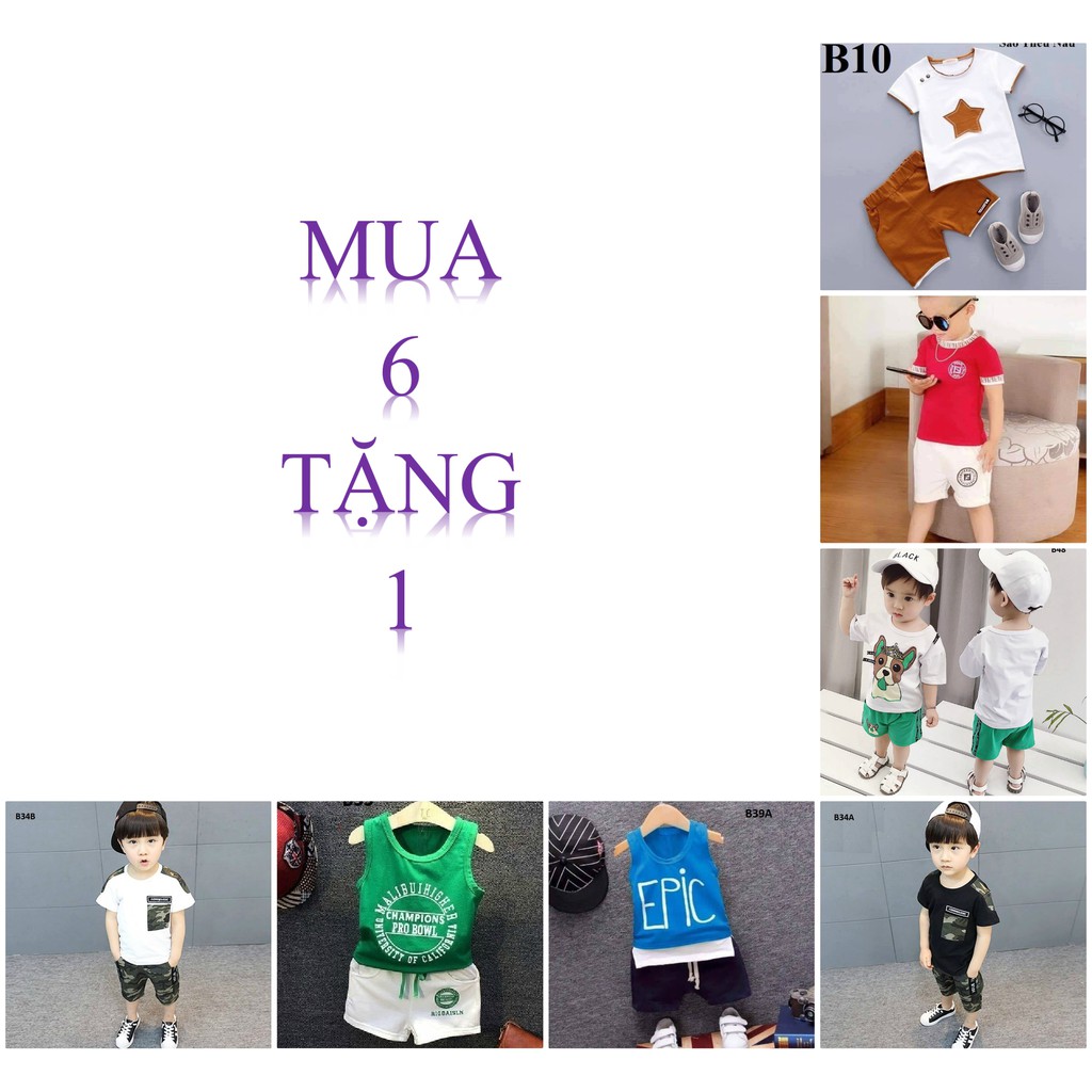 [COMBO 3] Quần Áo Trẻ Em Ngắn Tay Chất Liệu Thun Cotton Cao Cấp Cho Bé Trai Và Bé Gái Từ 6kg đến 22kg