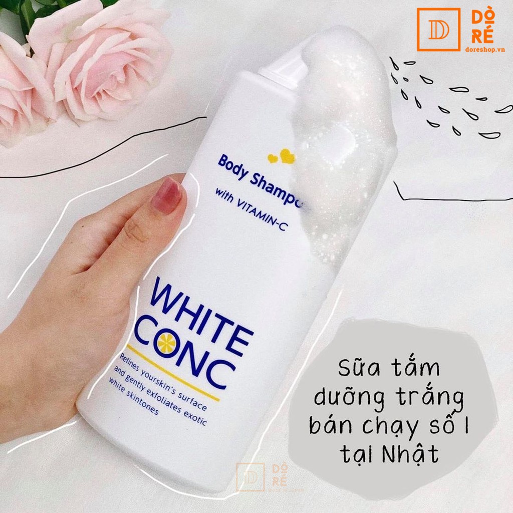 SALE-Nhật nội địa SALE- Sữa tắm trắng White Conc 360ml