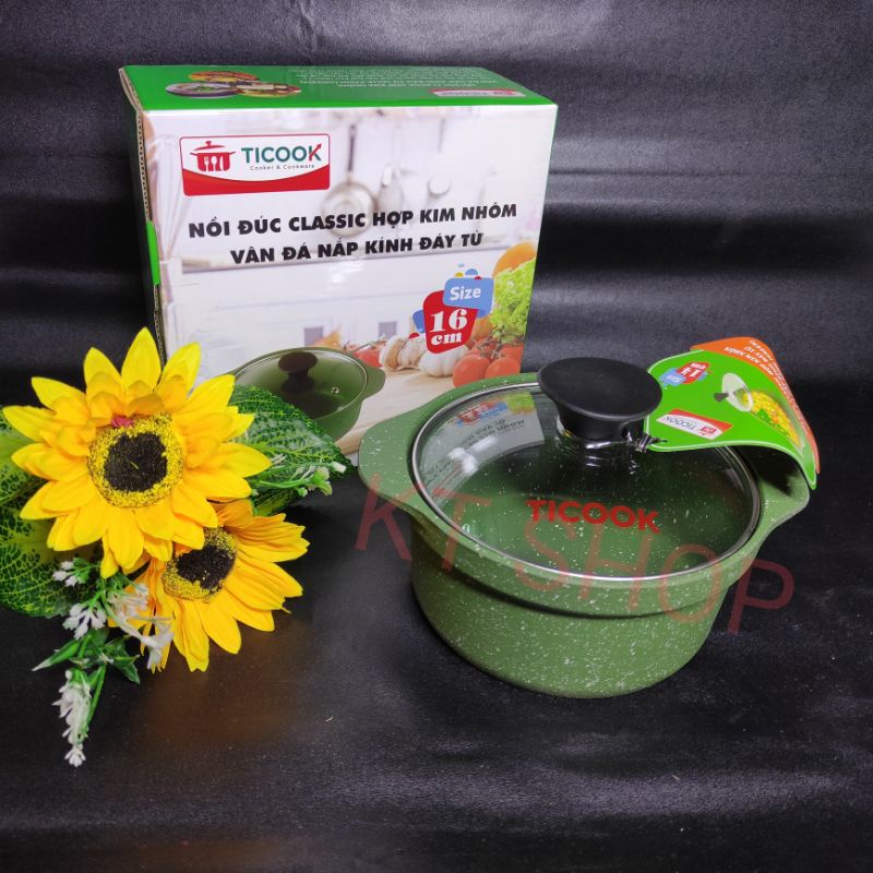 NỒI  NHÔM ĐÚC PHỦ VÂN ĐÁ
