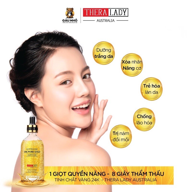 [Hàng Úc 🇦🇺 Mã AUS9396 Giảm 100K] Serum Vàng Australian 24K Pure Gold Ampuole