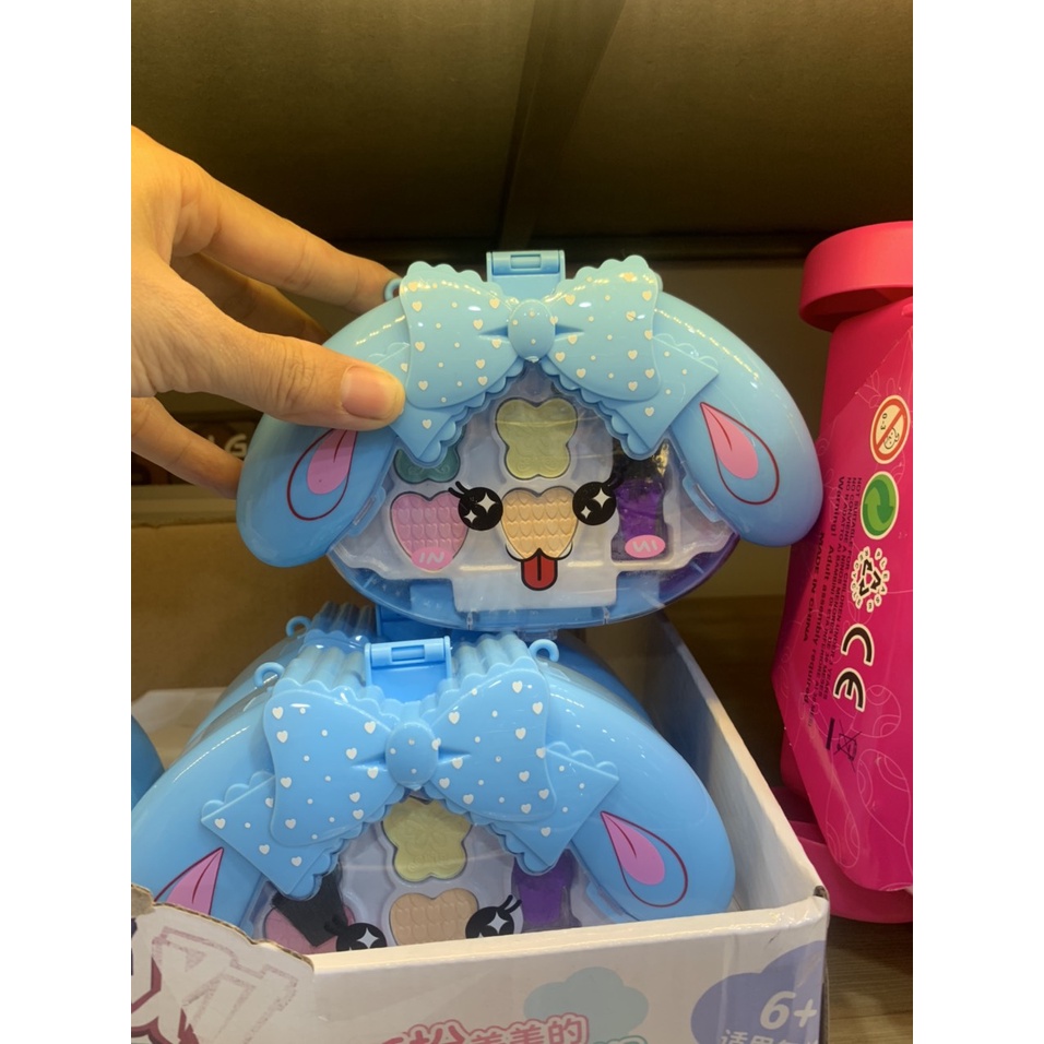 Bộ đồ chơi trang điểm mini hình thỏ an toàn cho bé