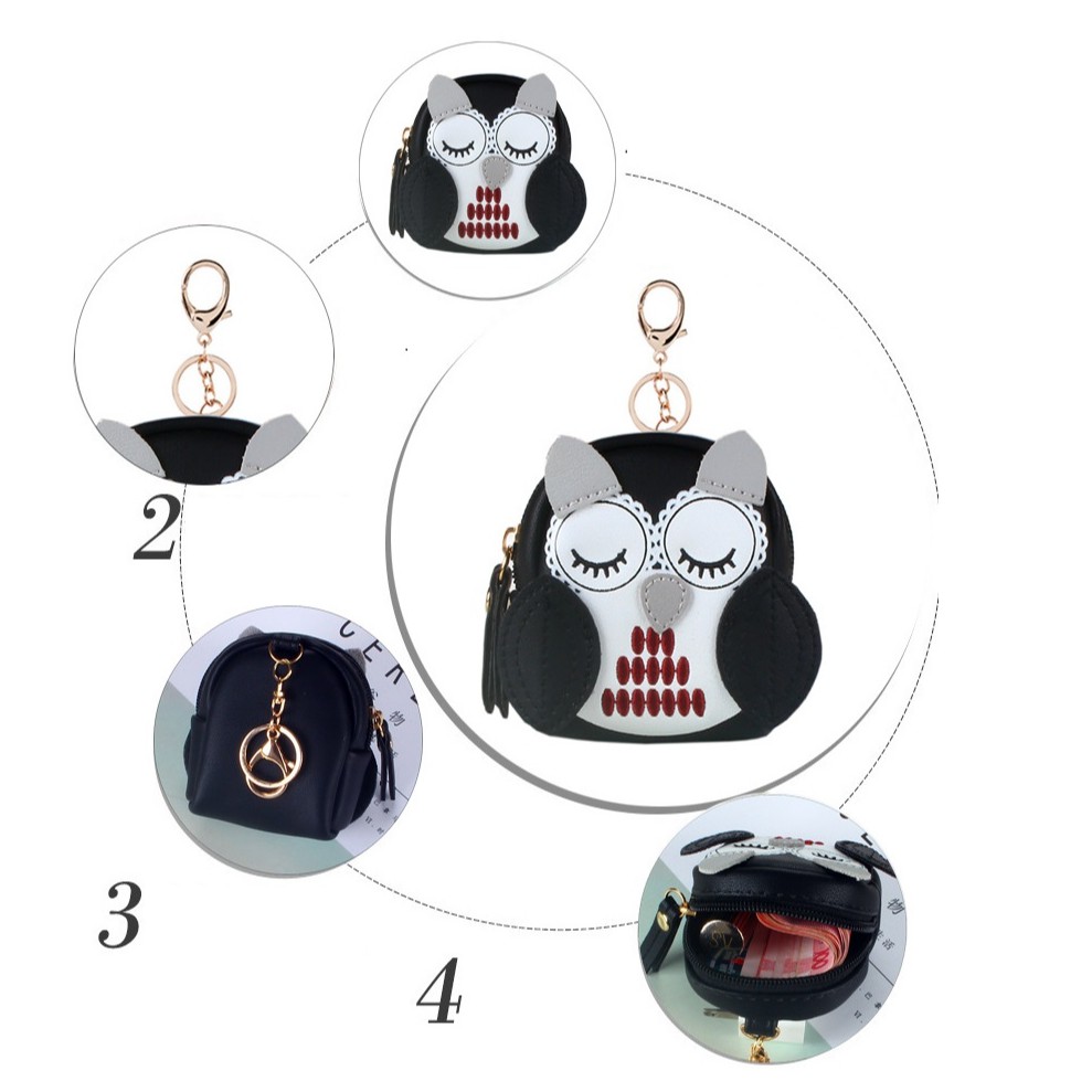 [Mã FAMAYWA2 giảm 10k đơn từ 50k] Ví nữ mini đựng tiền dễ thương có thể làm móc khóa siêu đáng yêu da mềm giá rẻ V2 | BigBuy360 - bigbuy360.vn