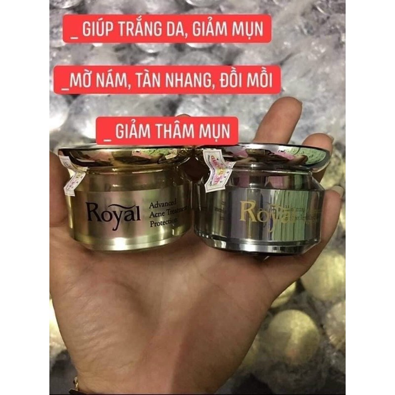 Kem dưỡng trắng da Royal - Hàng Chính Hãng ( ngày và đêm )