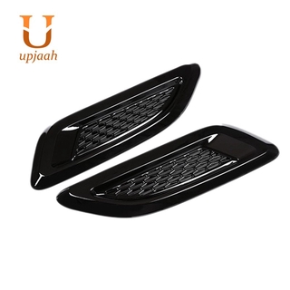 Ready Stock D2VN Universal ABS Car Hood Air Vent Decorative Cover Trim Bonnet Black
