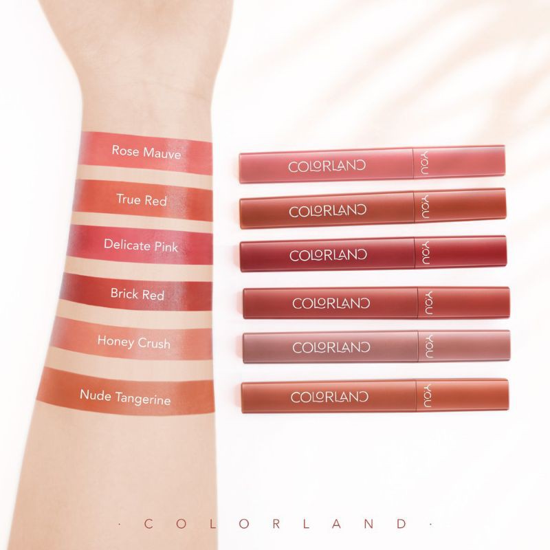 (hàng Mới Về) Son Môi Trang Điểm You Colorland Chất Lượng Cao | BigBuy360 - bigbuy360.vn