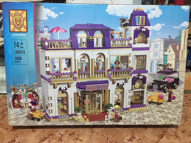 Đồ chơi lego Friend xếp hình khách sạn Grand Hotel 1585 pcs