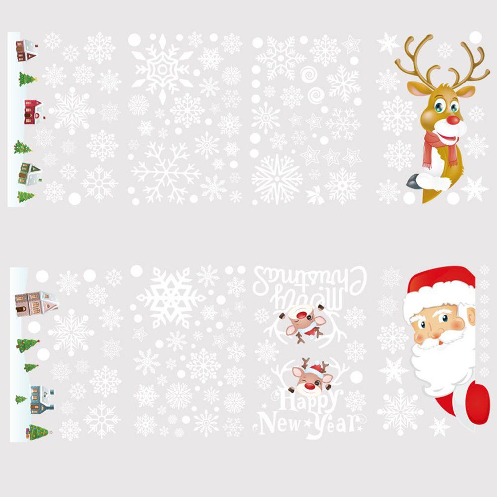 1 Bộ Sticker Tĩnh Điện Trang Trí Giáng Sinh