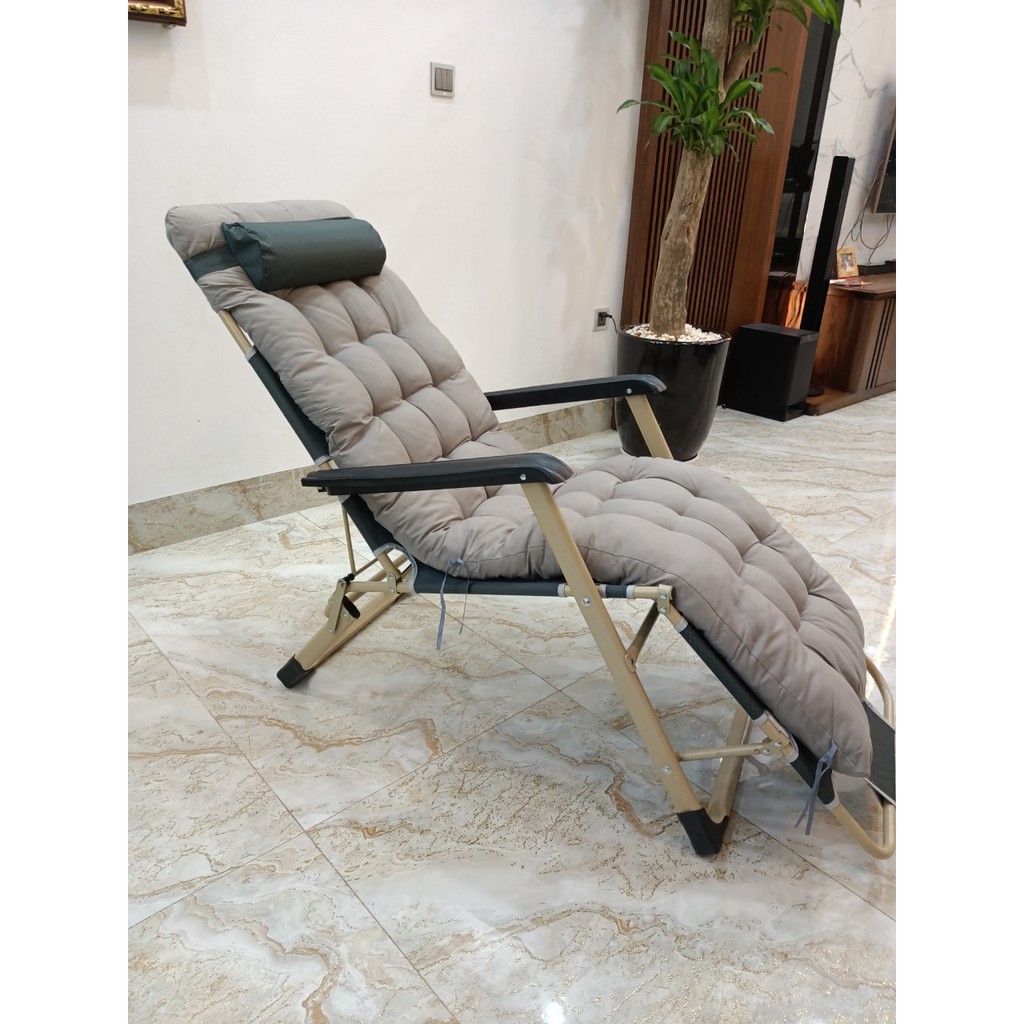 GHẾ XẾP THƯ GIÃN- ĐA NĂNG CAO CẤP  -   CÓ THỂ LÀM GIƯỜNG NGỦ TRƯA , KHUNG SẮT [SALE SỐC HÔM NAY ] | BigBuy360 - bigbuy360.vn
