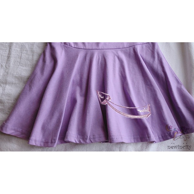 Đầm Sát Nách Trơn Màu Cho Bé