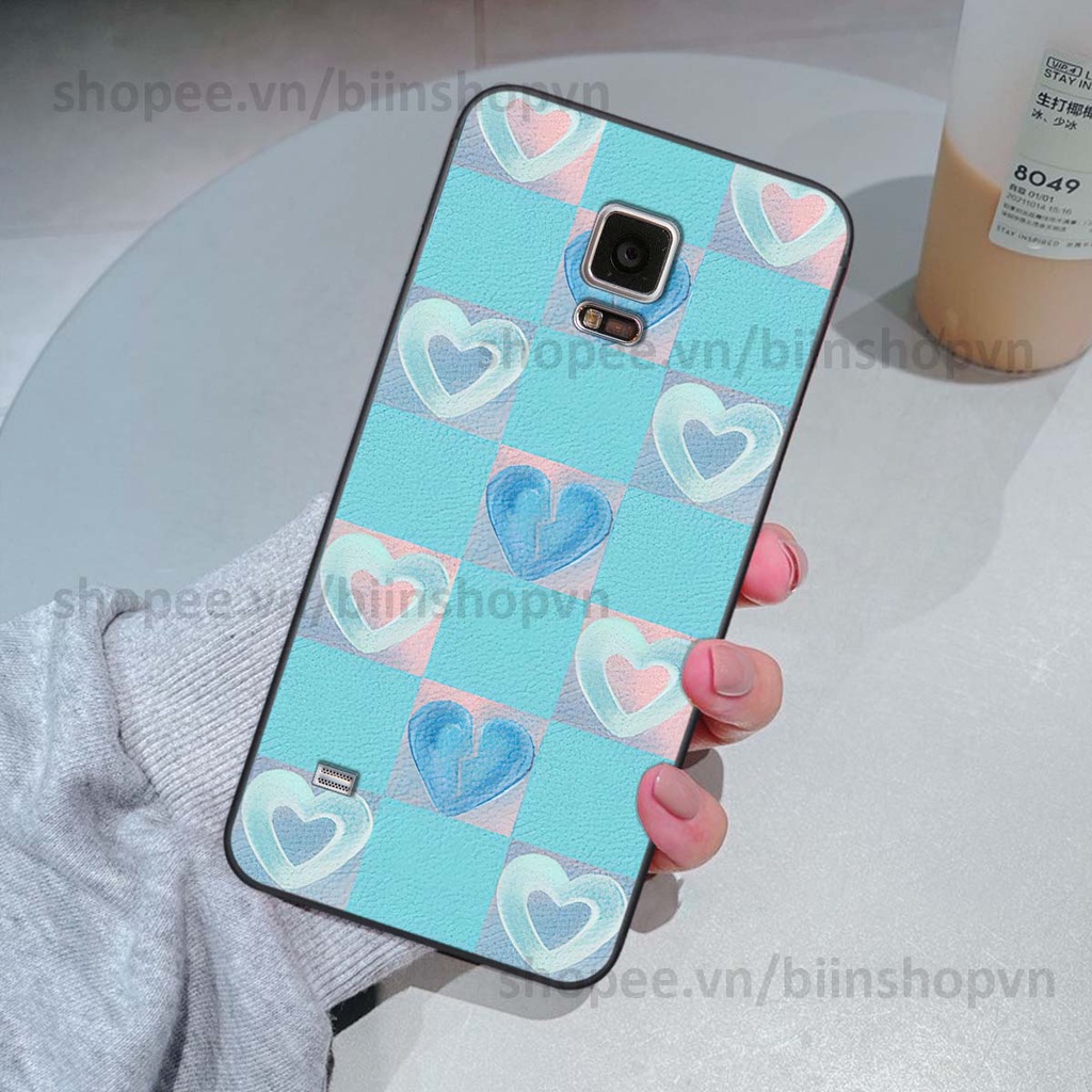 Ốp Samsung Note 4 / Note 5 caro trái tim nhiều màu sắc, đầy cá tính, khẳng định phong cách