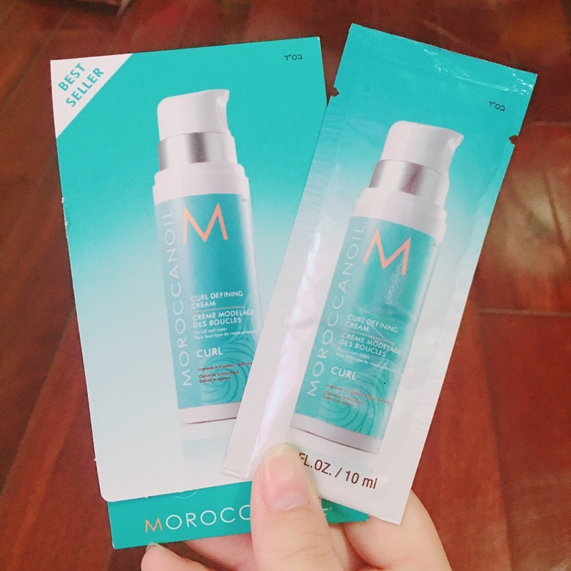 (Sample 10ml) Kem định hình và giữ nếp tóc xoăn Moroccanoil Curl Defining Cream