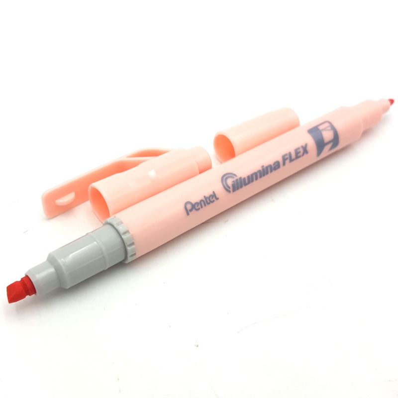 Bút Dạ Quang 2 Đầu Pastel Pentel-SLW11P-F - Pastel Orange - Cam