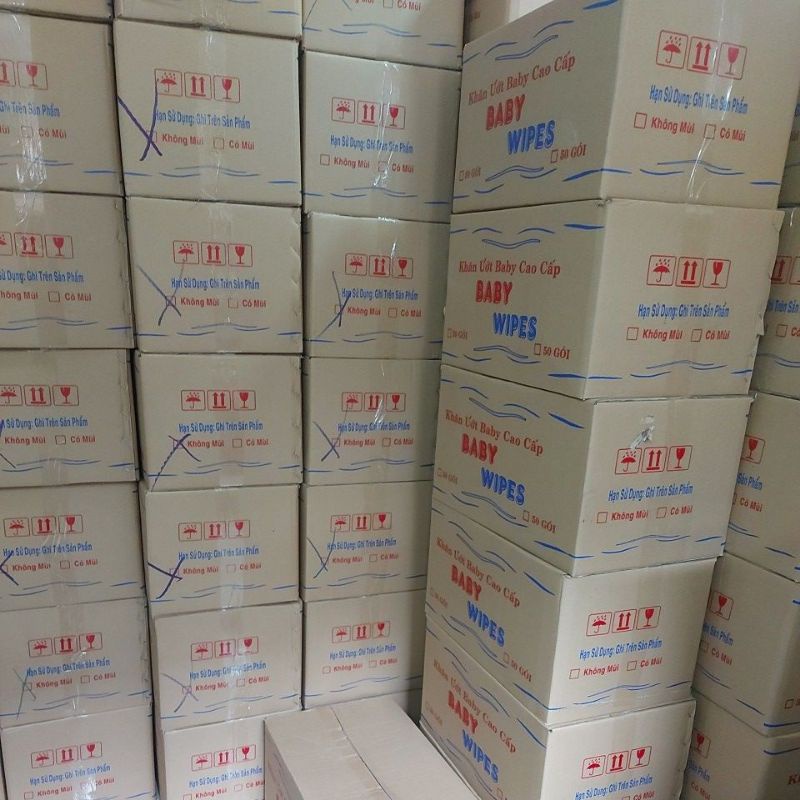 Khăn Ướt Baby Wipes Không Mùi  100 Tờ Lớn