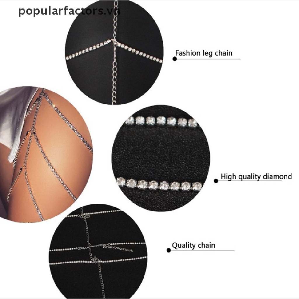 Dây Mắt Xích Kim Loại Đeo Đùi Thời Trang Gợi Cảm Cho Nữ [VN]