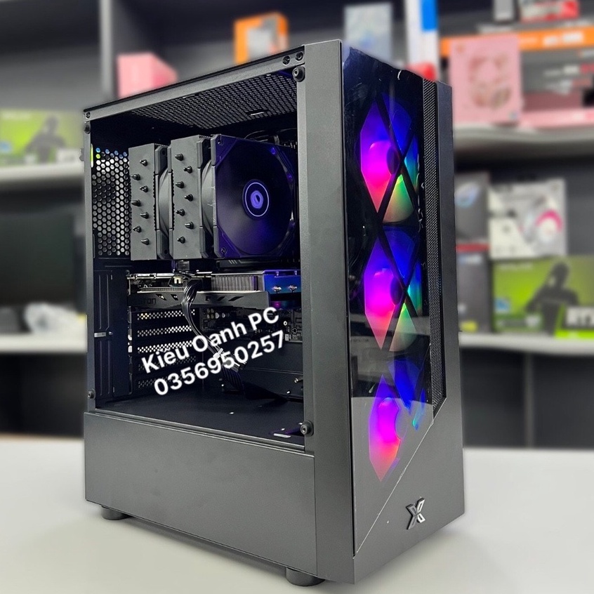 Vỏ máy tính (Vỏ Case) Gaming Start-G43 Mặt kính (Sẵn 3 Fan), hàng đẹp , giá cạnh tranh