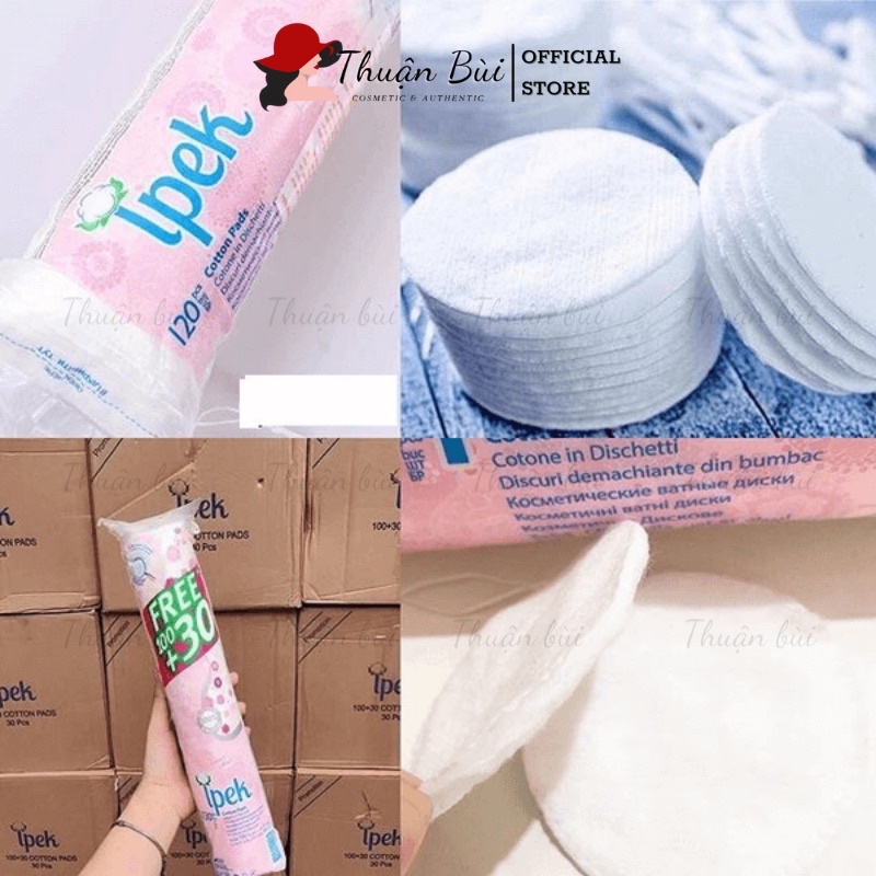 Bông Tẩy Trang Ipek Thổ Nhĩ Kỳ Ipek Klasik Cotton Pads 80 Miếng Và 150 Miếng