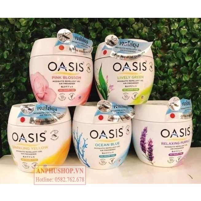 Sáp thơm đuổi muỗi OASIS 180g Thái Lan - Hàng chính hãng