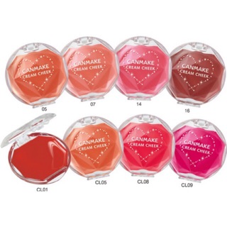 PHẤN MÁ HỒNG CANMAKE CREAM CHEEK DẠNG KEM (màu mới hot P01, P02, P03, 21)