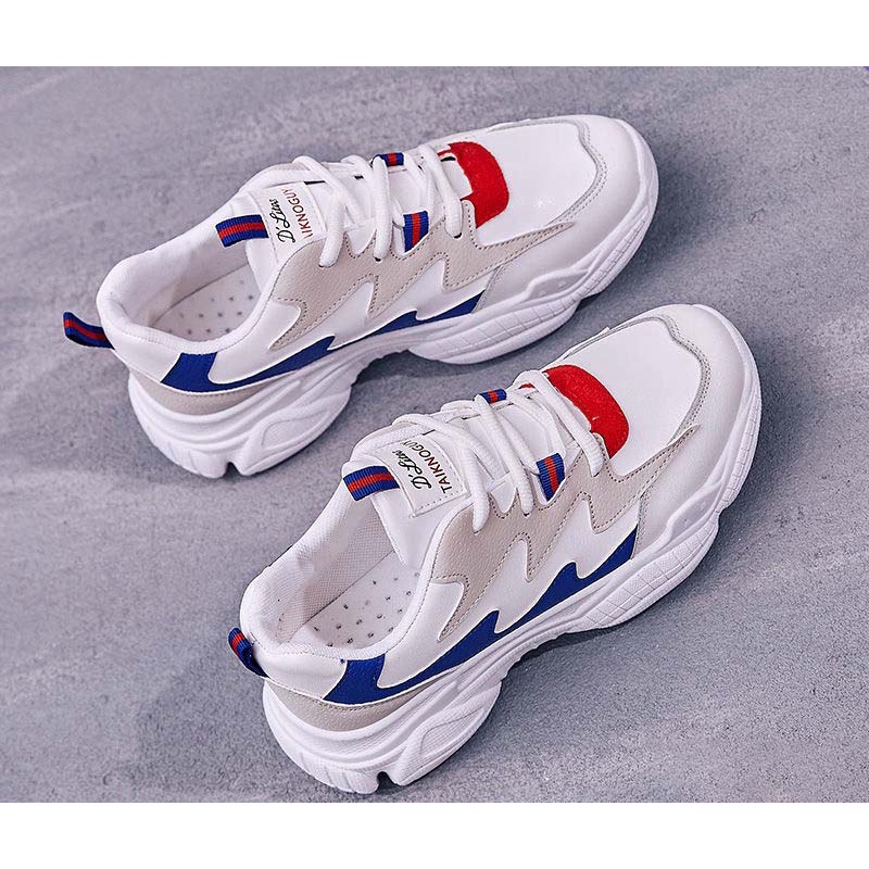 [SIÊU SALE] Giày sneaker nữ cao cấp SF-05 (xanh đỏ)