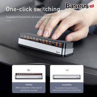 Bảng số ô tô Baseus Moonlight