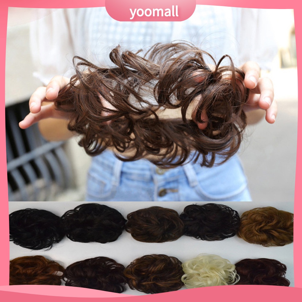 Búi Tóc Giả Đuôi Ngựa Uốn Xoăn