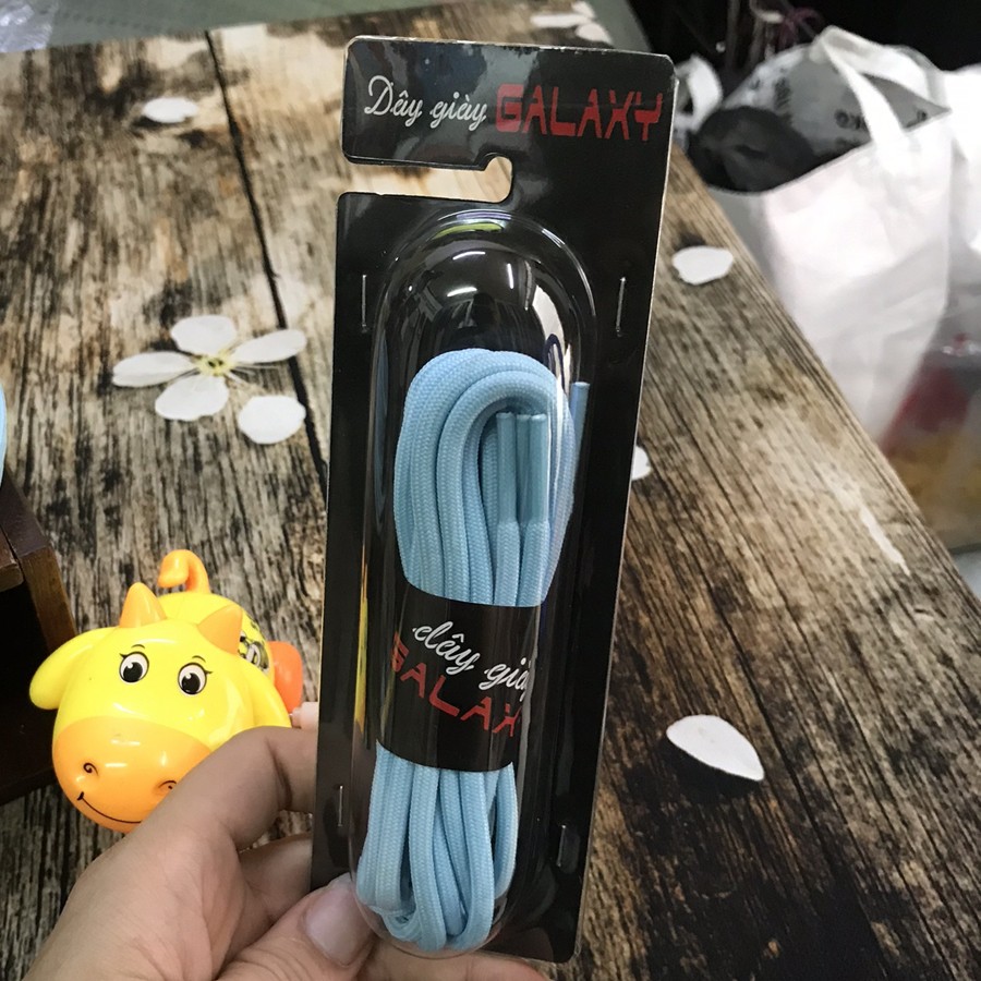 Dây giày xanh biển tròn