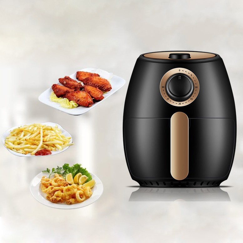 Nồi Chiên Không Dầu Thương Hiệu Mỹ Ashton AF210 - Dung tích lớn lên đến 3.6L - Màn hình LED trực quan - Hàng Chính Hãng
