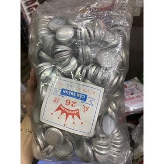 Phôi nút bọc vải đủ số từ 12 đến 28 (chân nhựa - chân nhôm)