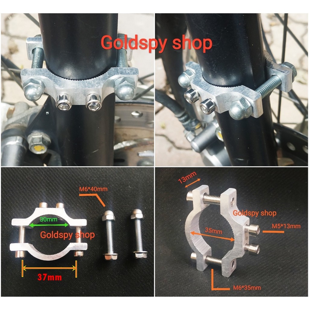 Cùm CNC bắt phuộc, ghi đông đa năng