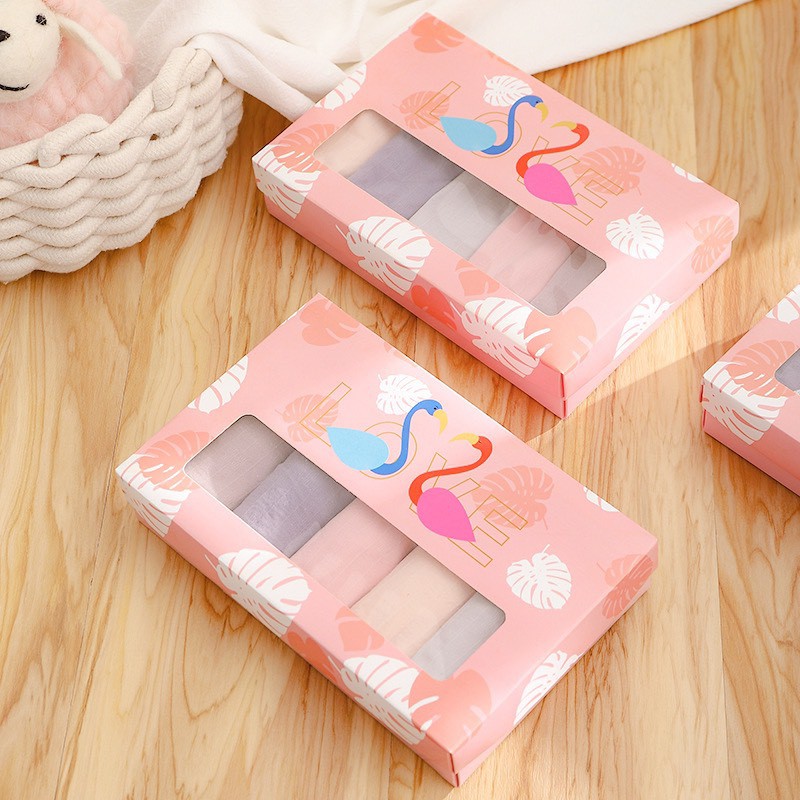 Hộp 5 Quần Lót Cotton Thiên Nga Kháng Khuẩn Dễ Thương Co Giãn 4 Chiều Cao Cấp