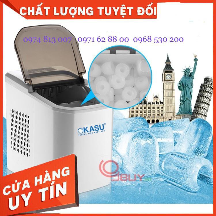 Máy làm đá mini OKASU OS-Z6, Máy làm đá mini cho gia đình, quán cafe, máy làm đá viên mini Giá cực Rẻ