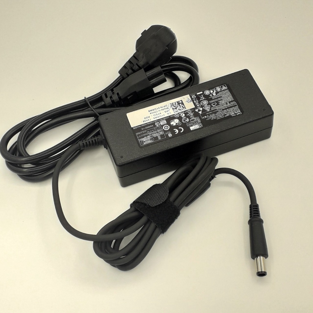 Sạc Laptop Dell 19.5V - 4.62A 90W [Zin] Chân to/Chân nhỏ Tặng kèm dây nguồn⭐ Bảo hành 12 Tháng (Sạc Zin/TC)
