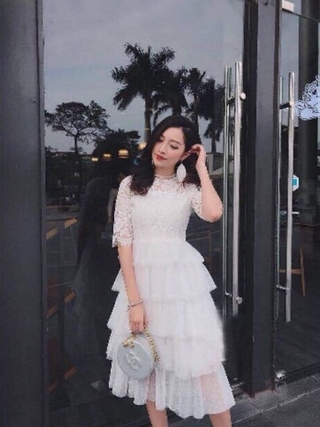 Đầm tầng công chúa kèm ảnh thât